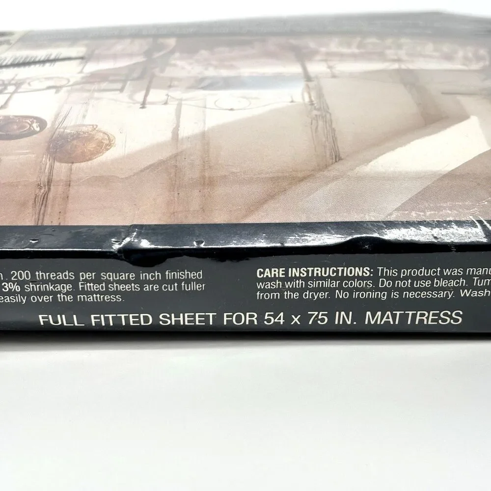 Vintage Ralph Lauren Home Collection Blaine Cottage Floral Full Fitted Sheet NWT